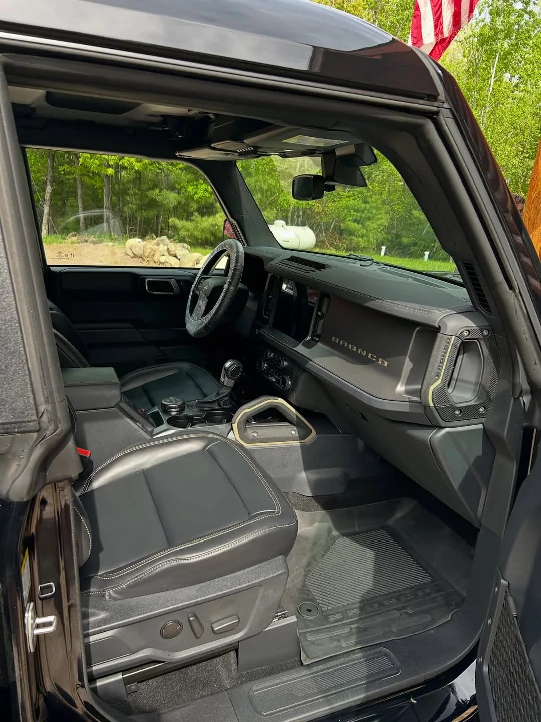 Clean cabin in a family vehicle after mobile detailing